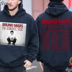 Bruno Mars The Romantic Tour 2026 New Show Added T-Shirt Bruno Mars The Romantic Tour 2026 New Show Added T Shirt (3)