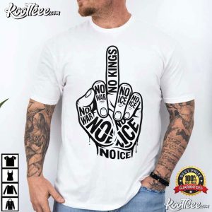 No Kings Patriotic Anti War T Shirt (2)