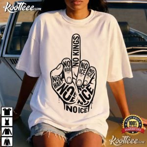 No Kings Patriotic Anti War T Shirt (3)