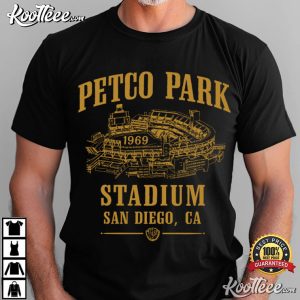 Petco Park Stadium San Diego Baseball Vintage T Shirt (1)