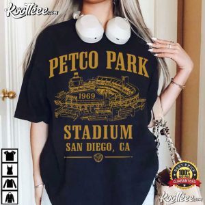 Petco Park Stadium San Diego Baseball Vintage T Shirt (2)