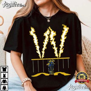 Seattle Baseball Fire The W Funny Sports Fan Victory T Shirt (2)