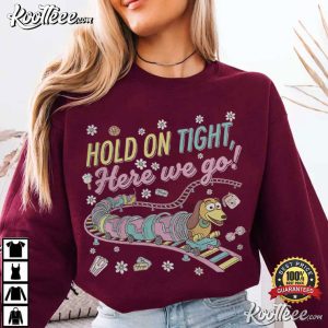 Toy Story Land Rollercoaster Retro Slinky Dog Dash Inspired T Shirt (4)