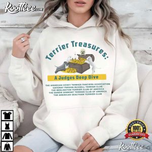 Dogs Terrier Treasures A Judges Deep Dive T Shirt (2)