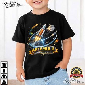 Toddler Artemis II Space Mission NASA Astronaut T Shirt (4)