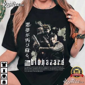 Resident Evil Vintage 90s Biohazard Leon Kennedy Bootleg T Shirt (4)