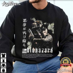 Resident Evil Vintage 90s Biohazard Leon Kennedy Bootleg T Shirt (1)