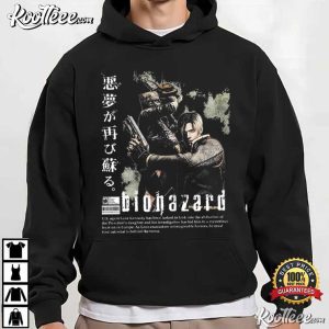 Resident Evil Vintage 90s Biohazard Leon Kennedy Bootleg T Shirt (3)