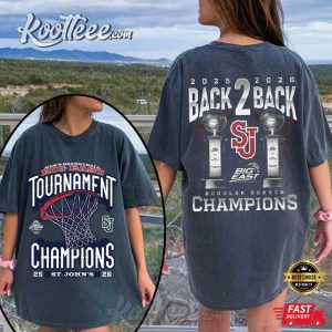 Hot St John's Red Storm 2026 Big East Tournament Champs Basketball T Shirt (3)