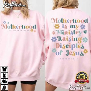 Motherhood Christian Mom Proverbs 22 6 Mothers Day T Shirt (1)
