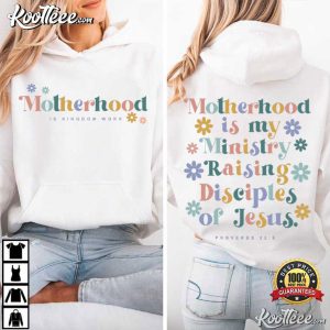 Motherhood Christian Mom Proverbs 22 6 Mothers Day T Shirt (3)
