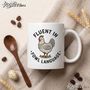 Fowl Language Funny Chicken Farmhouse Mug Fowl Language Funny Chicken Farmhouse Mug (1)