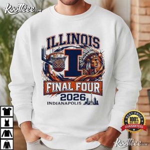 Illinois 2026 Final Four Basketball Indianapolis Showtime T Shirt (4)