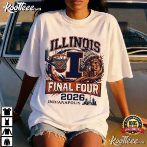 Illinois 2026 Final Four Basketball Indianapolis Showtime T Shirt (3)