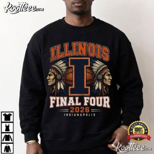 Illinois Final Four 2026 Basketball Logo Indianapolis T Shirt (4)