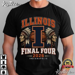 Illinois Final Four 2026 Basketball Logo Indianapolis T Shirt (1)