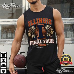 Illinois Final Four 2026 Basketball Logo Indianapolis T Shirt (2)