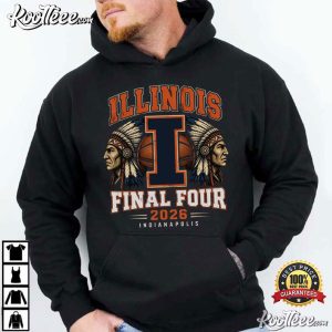 Illinois Final Four 2026 Basketball Logo Indianapolis T Shirt (3)