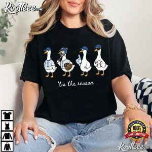 Tis The Season Funny Goose Baseball Sports Cute T Shirt (3)