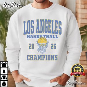 Los Angeles Basketball 2026 Champions Net T-Shirt Los Angeles Basketball 2026 Champions Net T Shirt (4)