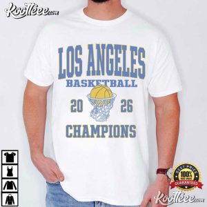 Los Angeles Basketball 2026 Champions Net T Shirt (1)