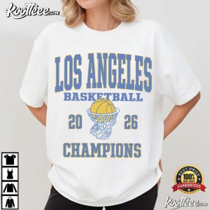 Los Angeles Basketball 2026 Champions Net T-Shirt Los Angeles Basketball 2026 Champions Net T Shirt (2)