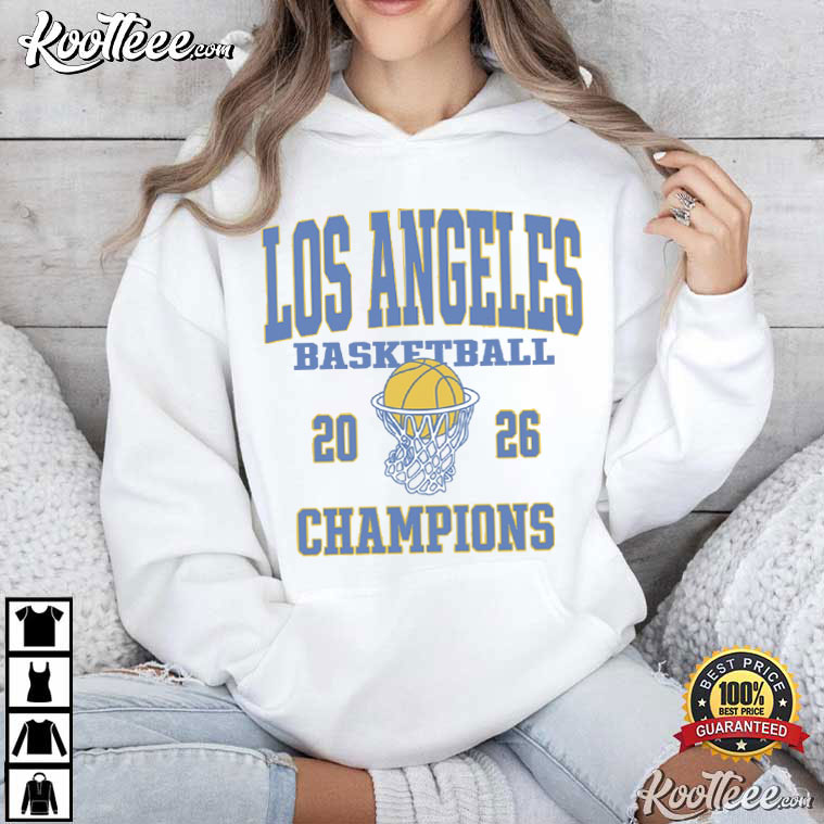 Los Angeles Basketball 2026 Champions Net T-Shirt Los Angeles Basketball 2026 Champions Net T-Shirt