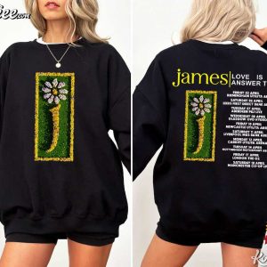 James The Band Love Is The Answer Tour Fan T-Shirt James The Band Love Is The Answer Tour Fan T Shirt (4)