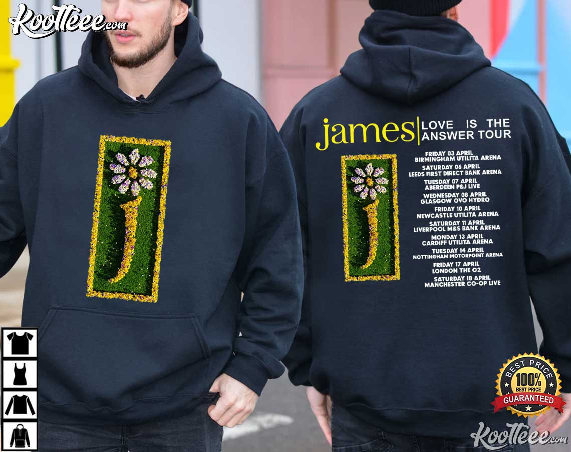 James The Band Love Is The Answer Tour Fan T-Shirt James The Band Love Is The Answer Tour Fan T-Shirt