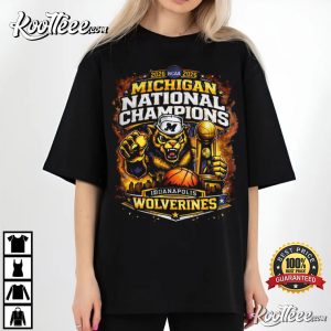 Michigan Wolverines National Champions 2026 Final Four Indianapolis T-Shirt Michigan Wolverines National Champions 2026 Final Four Indianapolis T Shirt