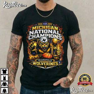 Michigan Wolverines National Champions 2026 Final Four Indianapolis T Shirt (1)