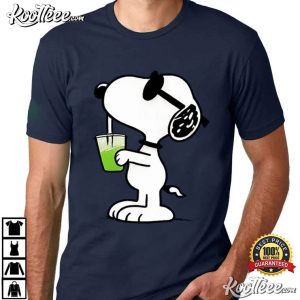 Snoopy Drinking Cartoon Summer Vibes T Shirt (2)