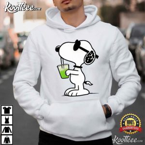 Snoopy Drinking Cartoon Summer Vibes T Shirt (3)