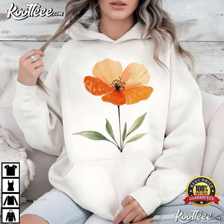 Fuck Donald Trump Subtle Flower Hidden Message Floral T-Shirt Fuck Donald Trump Subtle Flower Hidden Message Floral T-Shirt
