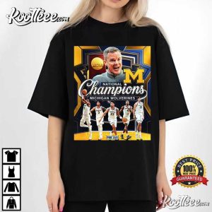 Michigan Wolverines National Champions NCAA Basketball T Shirt (4)