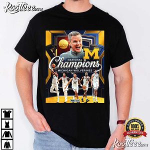 Michigan Wolverines National Champions NCAA Basketball T Shirt (1)