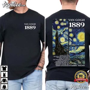 Van Gogh Starry Night Parody Art Gallery Style T Shirt (1)