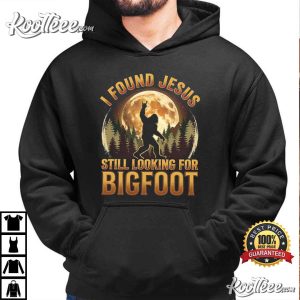 Bigfoot Jesus Funny Christian Sasquatch Vintage T Shirt (4)