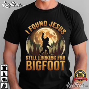 Bigfoot Jesus Funny Christian Sasquatch Vintage T Shirt (2)