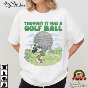 Mickey Mouse Thought It Was A Golf Ball Epcot Disney World Park T-Shirt