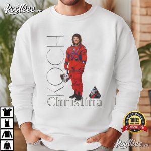 Christina Koch Nostalgic Astronaut Ringer Vintage Space T Shirt (1)