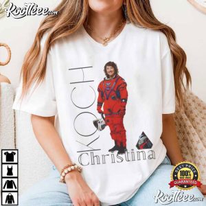 Christina Koch Nostalgic Astronaut Ringer Vintage Space T Shirt (3)