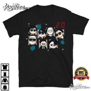 BTS Arirang Cute Chibi Fanart Kpop T Shirt (2)