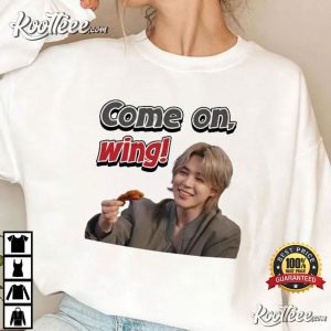 BTS Come On Wing Jimin Funny Meme T-Shirt BTS Come On Wing Jimin Funny Meme T Shirt (2)