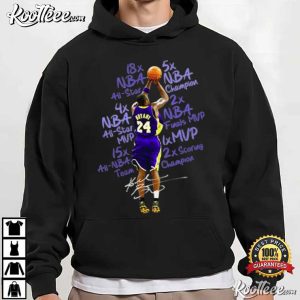 Kobe Bryant Achievements NBA Los Angeles Lakers T Shirt (4)