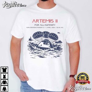 NASA Artemis II Splashdown Moon Mission T Shirt (1)