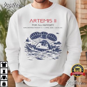 NASA Artemis II Splashdown Moon Mission T Shirt (2)