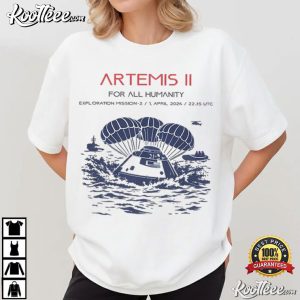 NASA Artemis II Splashdown Moon Mission T Shirt (3)