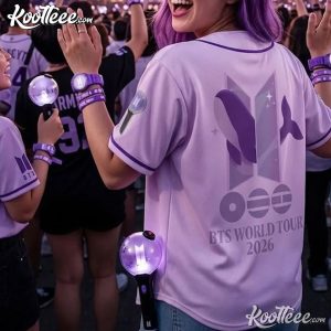 BTS World Tour 2026 Kpop Concert Merch Baseball Jersey (1)
