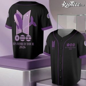 BTS World Tour 2026 Bangtan Sonyeondan Fan Gift Baseball Jersey
